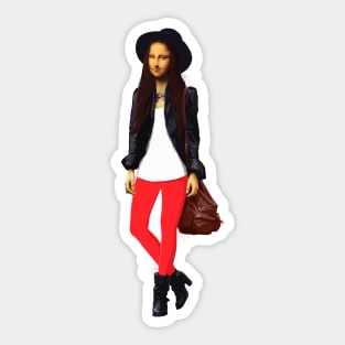 Mona Lisa Sticker